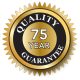 Quality mark gold 75yr